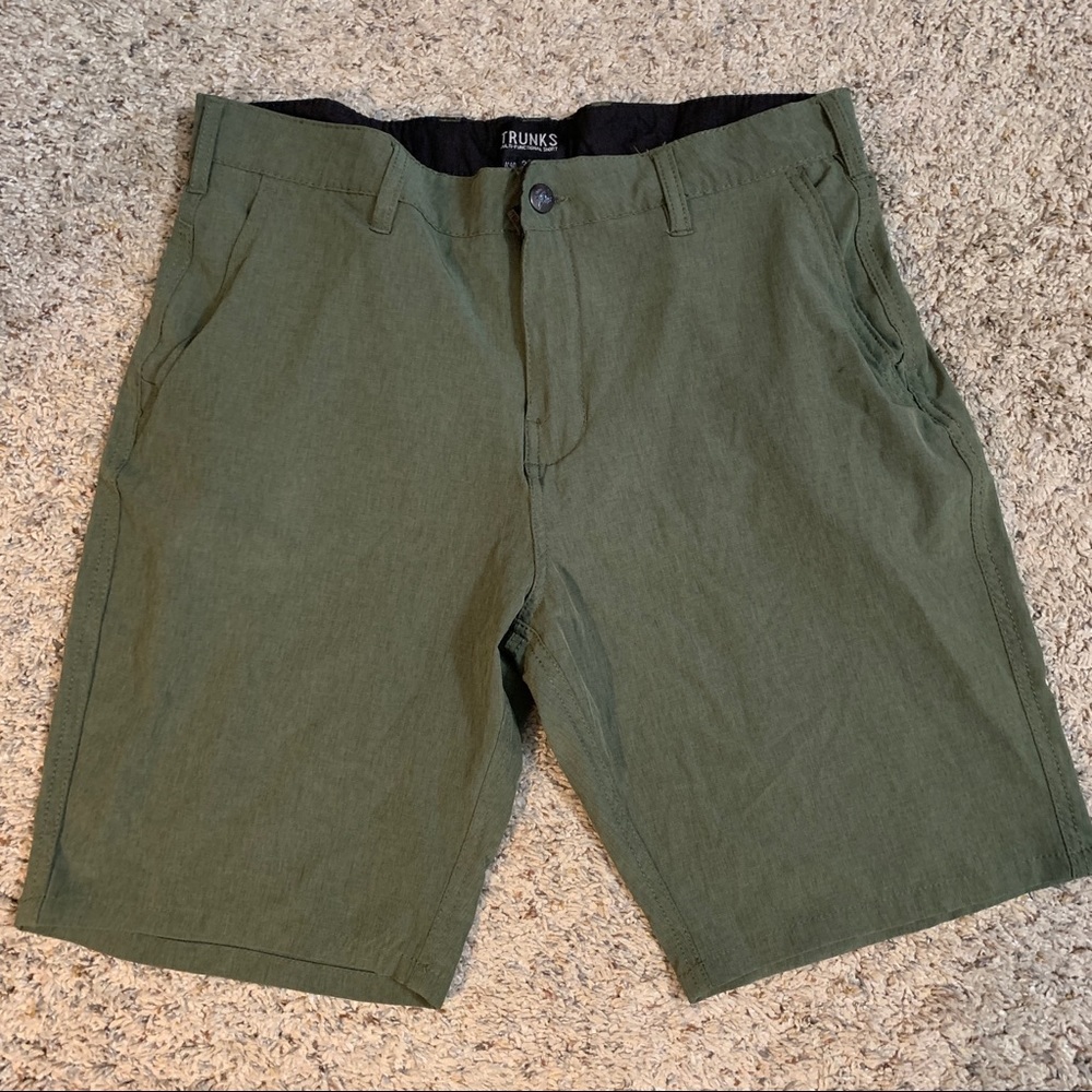 Trunks Olive Green Shorts Waist 32